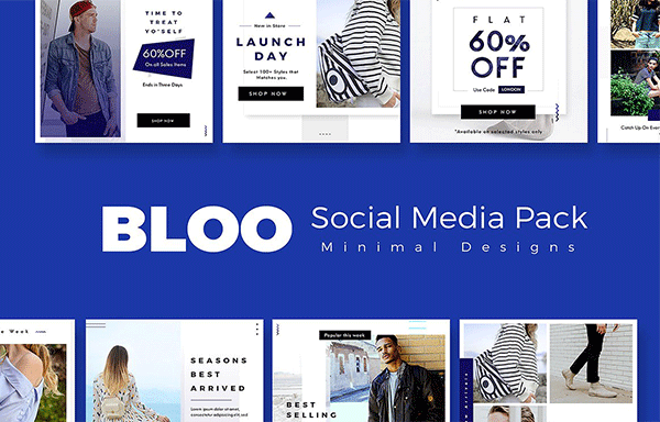 Bloo社交媒体工具包 Bloo Social Media Kit