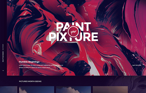 Pixture Photoshop商店PSD网站模板