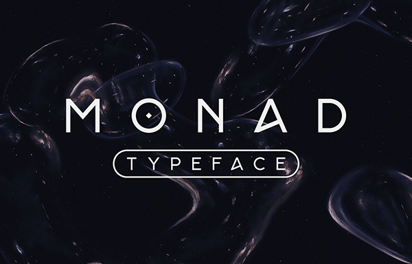 Monad极简现代几何优雅字体 Monad Minimalist Modern Geometric Elegant Font