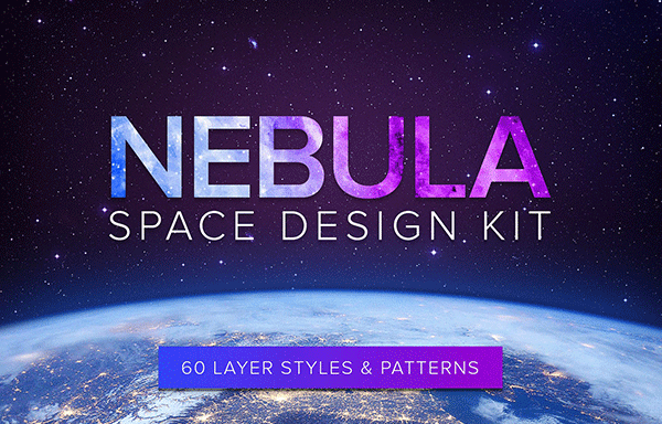 66种高品质的空间层样式和图案 66 Nebula Space Design Kit 60 Styles