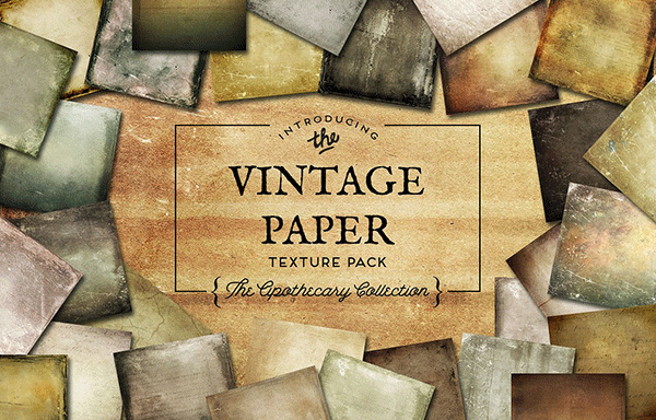 40复古纸张纹理合集 40 Vintage Paper Textures Apothecary