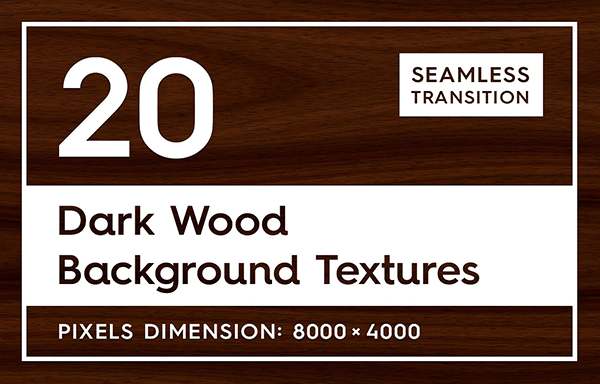 20个深色的木质纹理背景 20 Dark Wood Background Textures