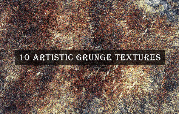 10个自由创意艺术粗糙划痕纹理 10 Free Creative Artistic Grunge Textures