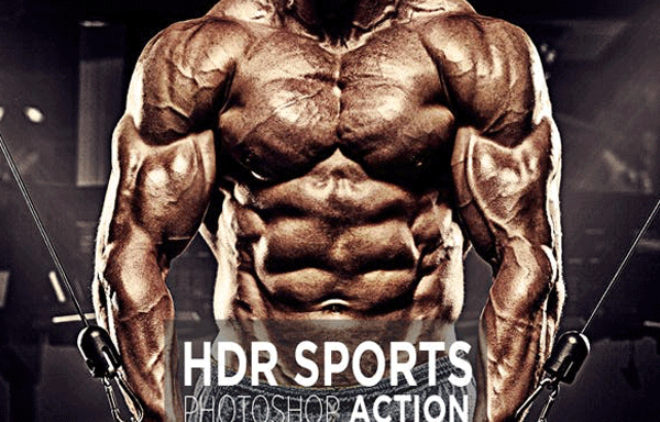 高品质体育Photoshop的动作 HDR Sports Photoshop Action