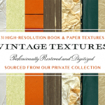 31个经典复古的葡萄酒书籍和纸张纹理 31 Vintage Book & Paper Textures特色图 31个经典复古的葡萄酒书籍和纸张纹理 31 Vintage Book & Paper Textures