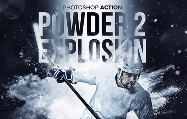 火药爆炸2 Photoshop的动作 Powder Explosion 2 Photoshop Action