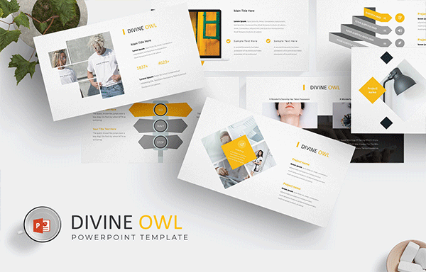神圣的猫头鹰-Powerpoint模板 Divine Owl – Powerpoint Template