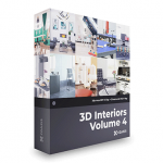 3D室内设计 – CGAxis Collection第4卷 CGAxis 3D Interiors Volume 4 [3.37GB]