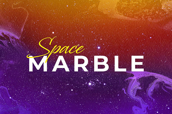 星光灿烂的空间大理石背景纹理 Space Marble Backgrounds Set
