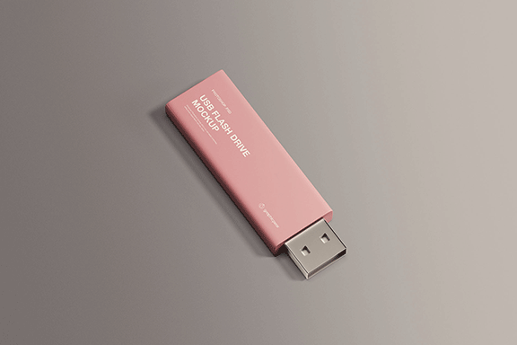 优盘闪存盘展示样机 USB Flash Drive Mockup