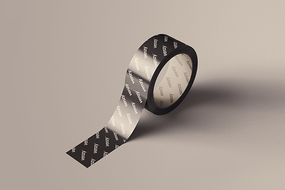 品牌VI设计提案管道胶带展示样机 Duct Tape Mockup