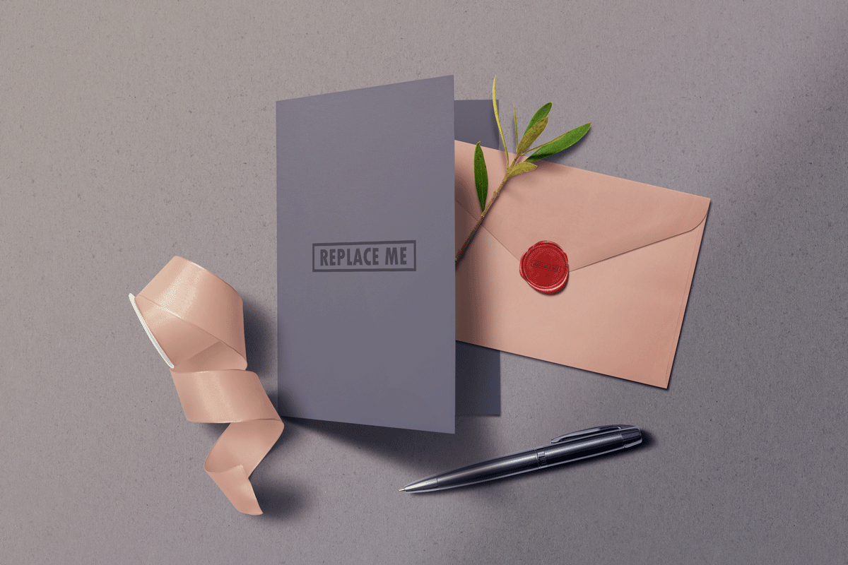 品牌VI设计提案办公文创信封贺卡卡片展示样机 Art & Branding Mockups Vol.2插图4