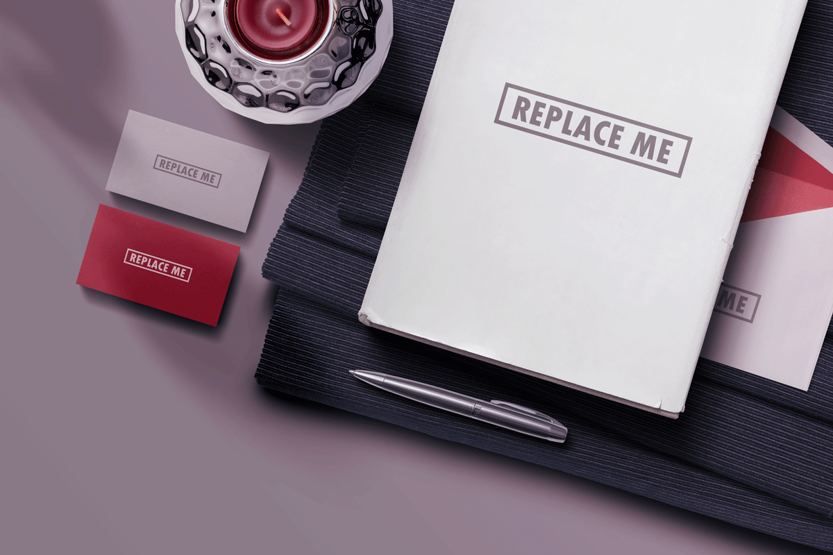 品牌VI设计提案办公文创信封贺卡卡片展示样机 Art & Branding Mockups Vol.2插图5