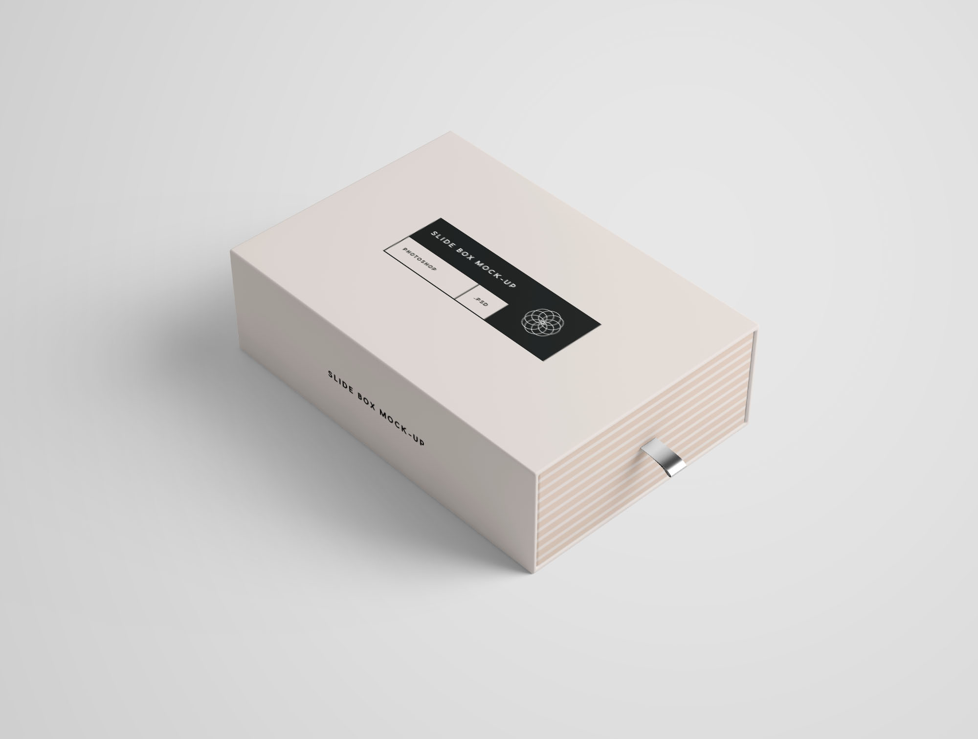 Download 高端红酒礼品包装盒纸盒展示样机 Rectangle Slide Box Mockup - 早道大咖