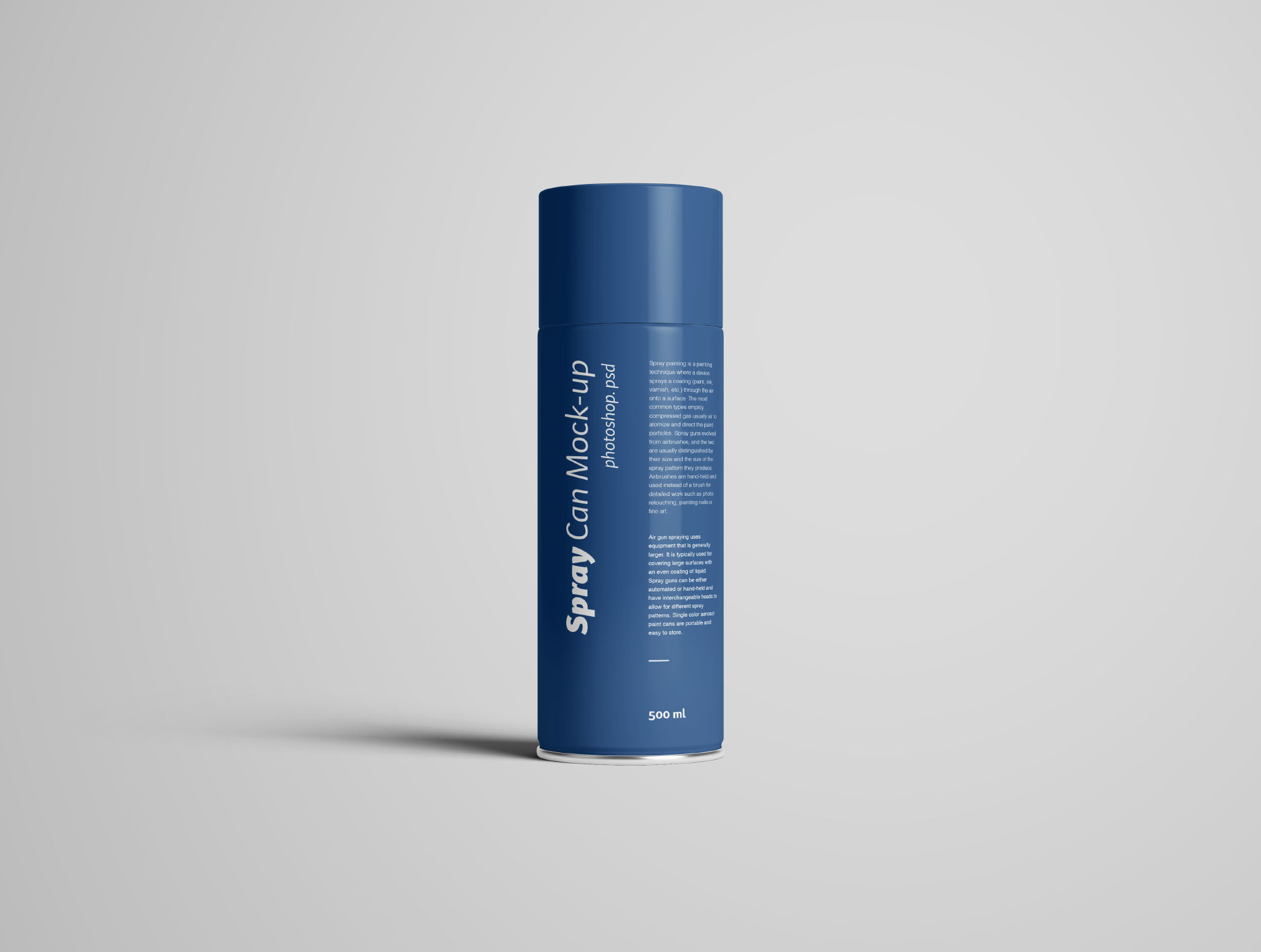 Download 喷雾剂设计提案铁质灌装展示样机 Spray Can Mockup Photoshop PSD - 早道大咖