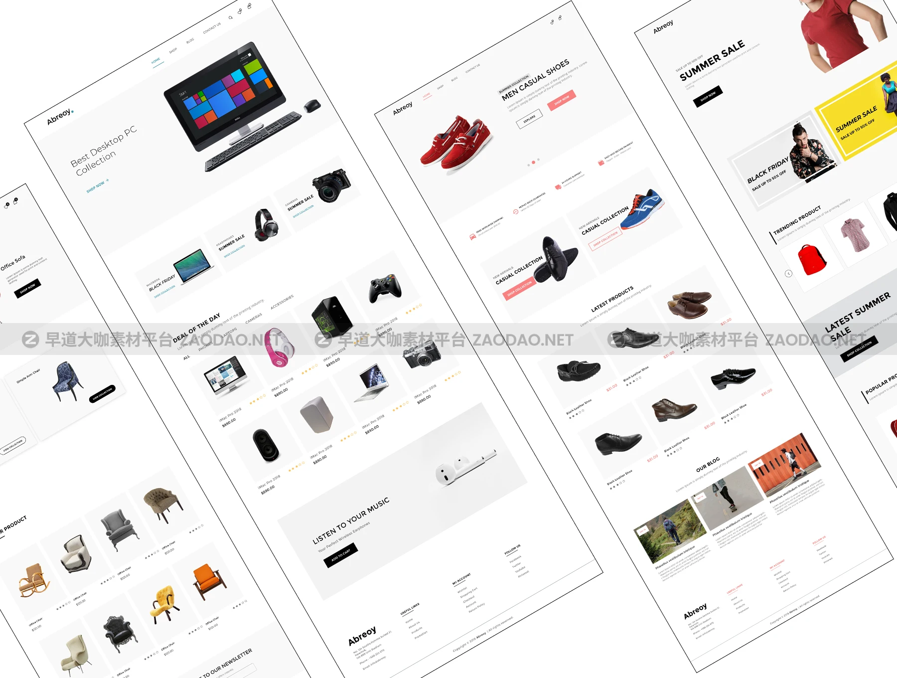 时尚家具灯具水果电商iOS APP UI套件 Abreoy E-Commerce UI Kit插图5