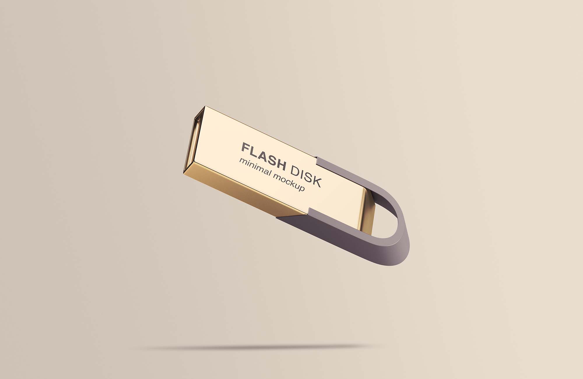 Flying-Flash-Disk-Mockup