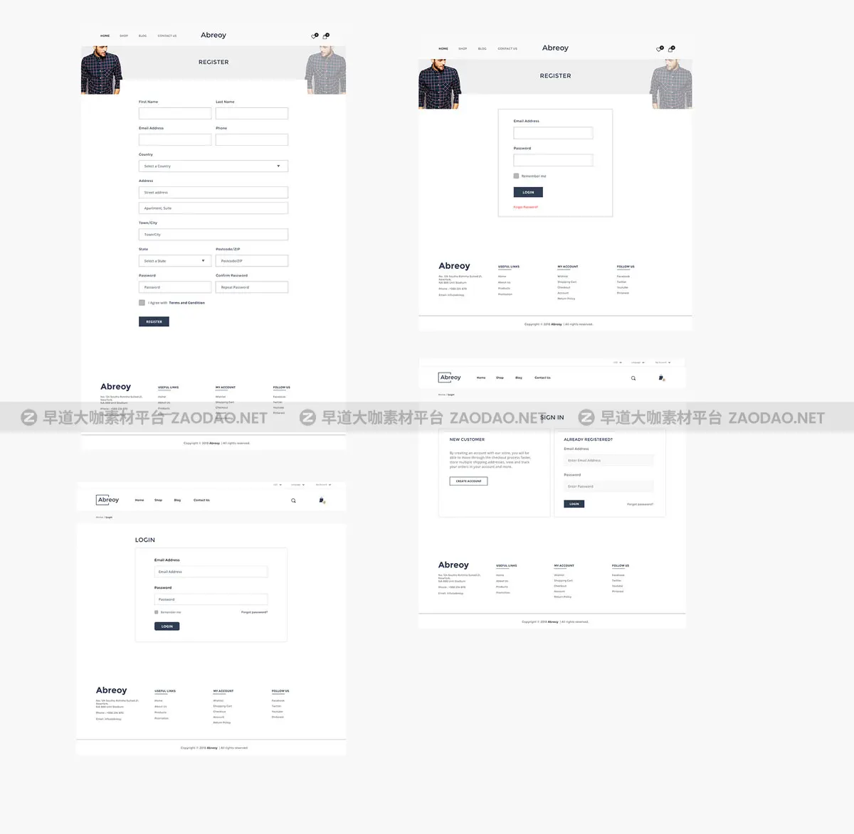 时尚家具灯具水果电商iOS APP UI套件 Abreoy E-Commerce UI Kit插图13