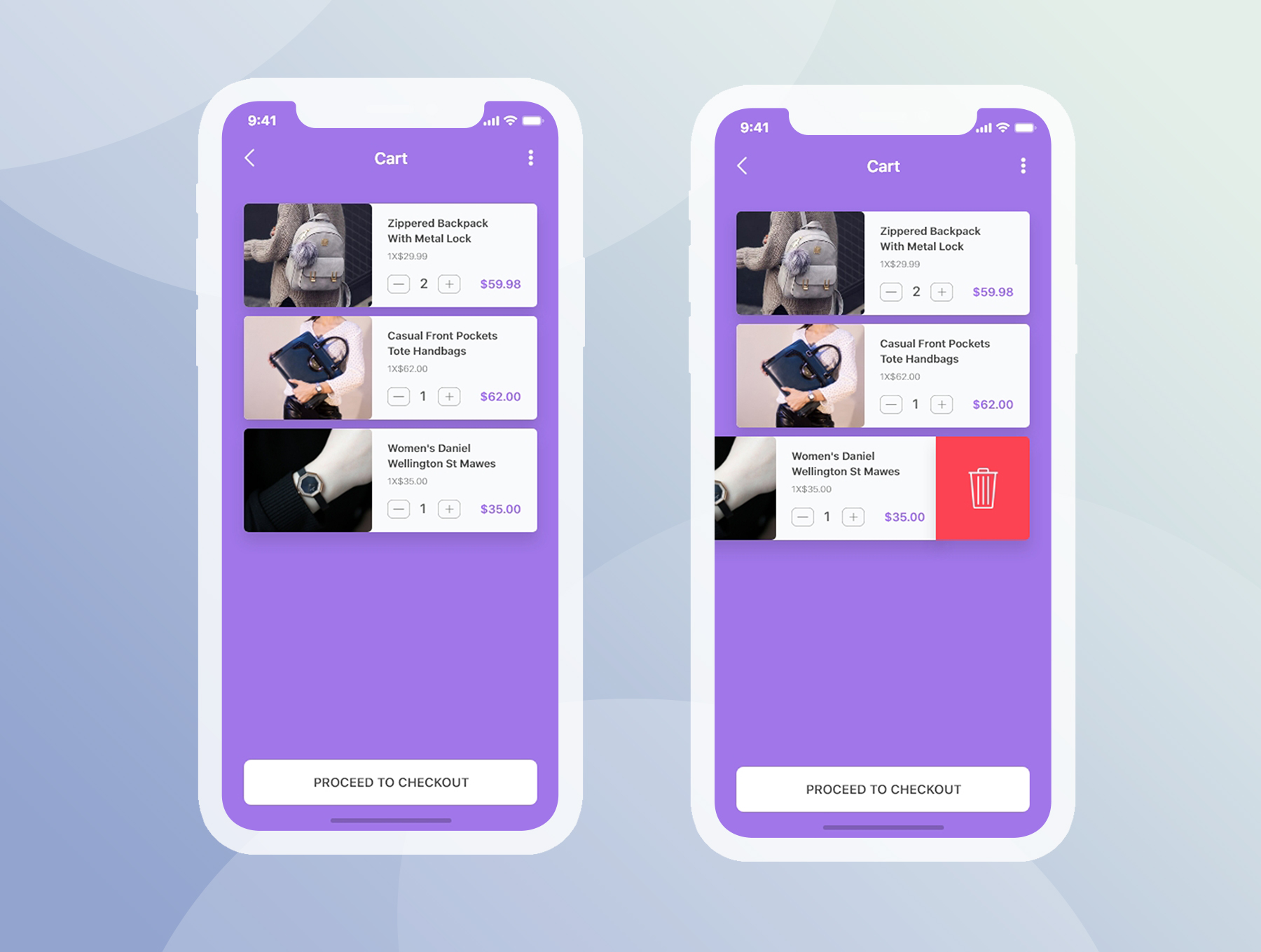 简约手表包包电子商城iOS APP UI工具包 Groovy E-commerce iOS UI Kit插图4