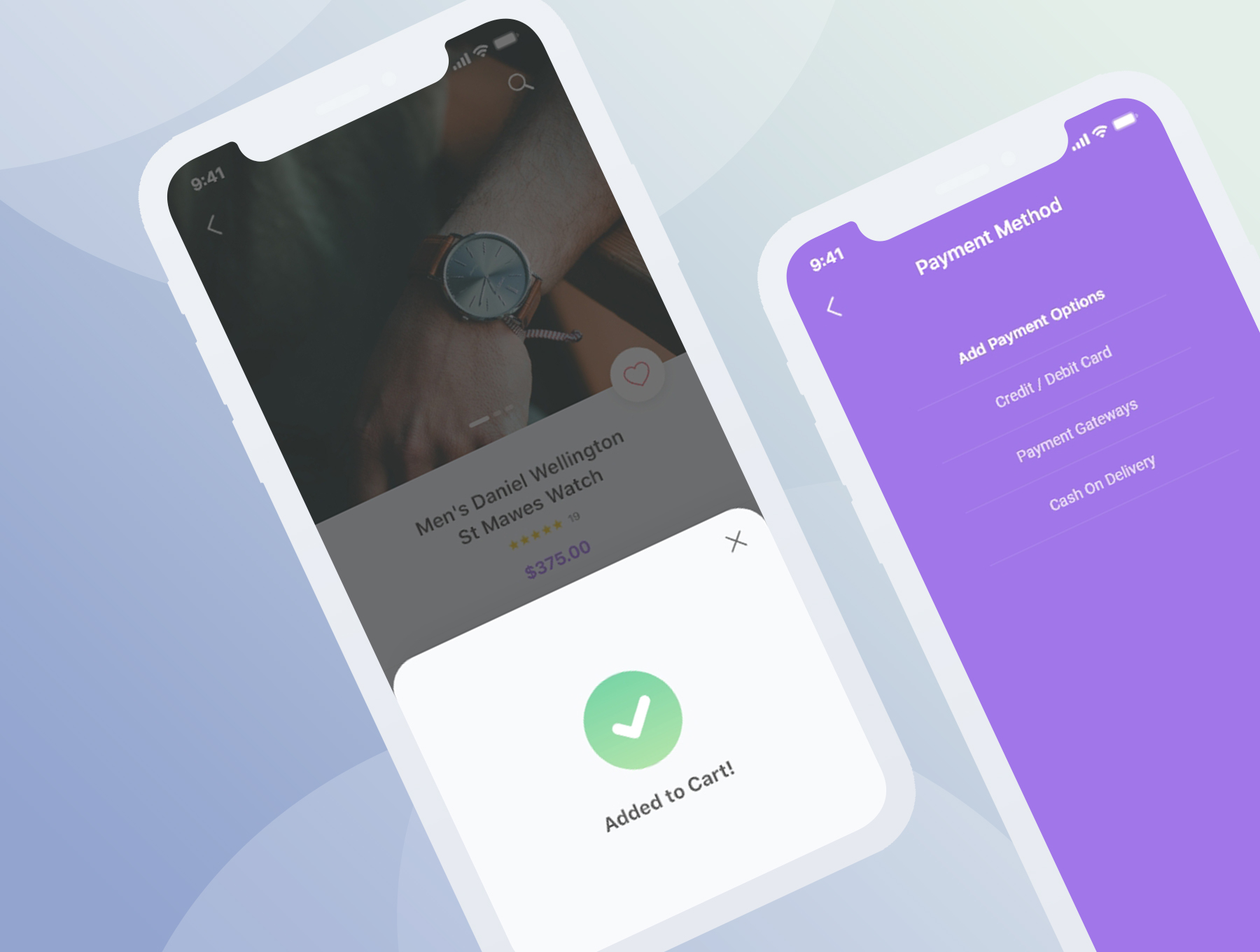 简约手表包包电子商城iOS APP UI工具包 Groovy E-commerce iOS UI Kit插图8