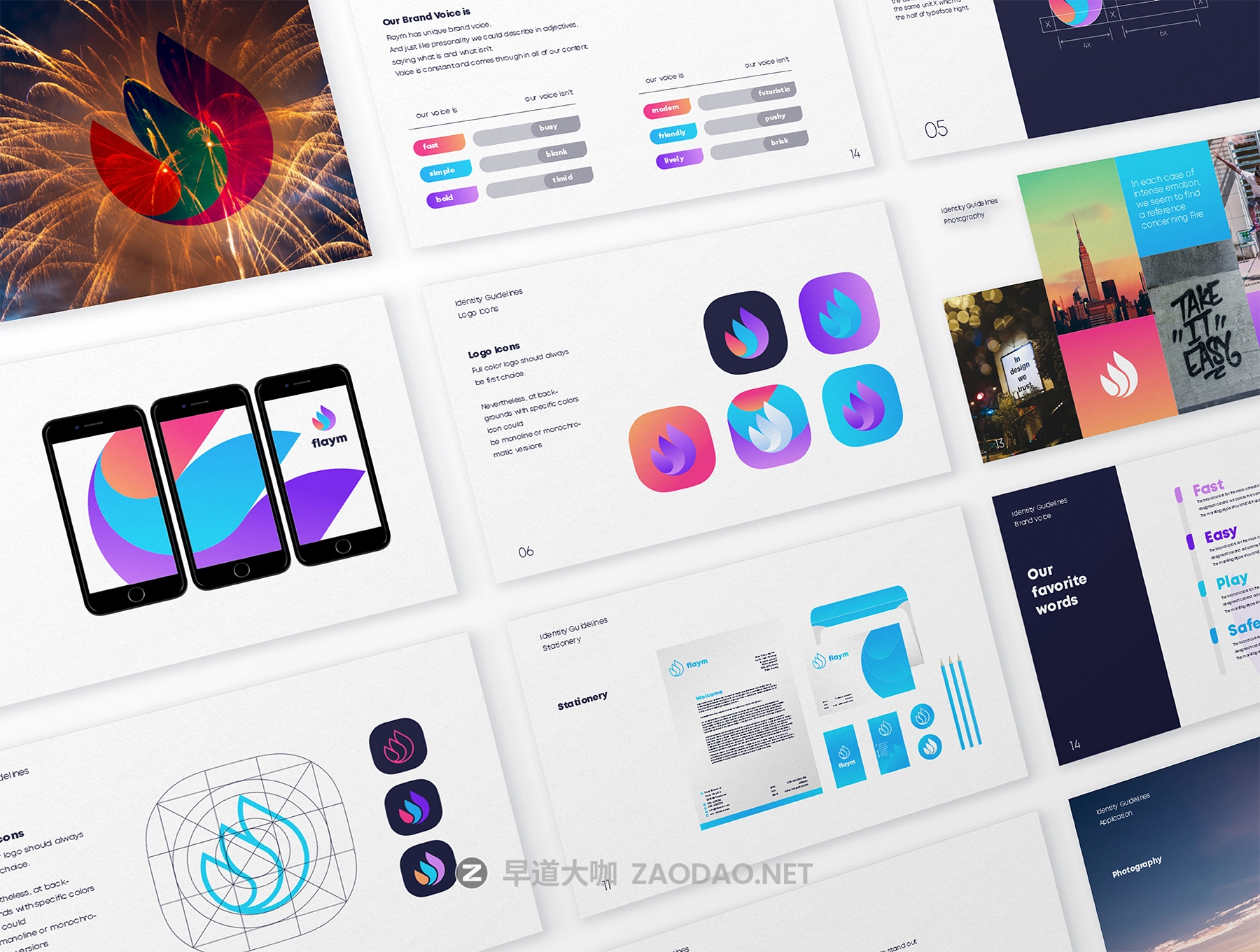 超精美品牌VI系统规范手册 Flaym Brand Book & Style Guide插图1 超精美品牌VI系统规范手册 Flaym Brand Book & Style Guide插图1