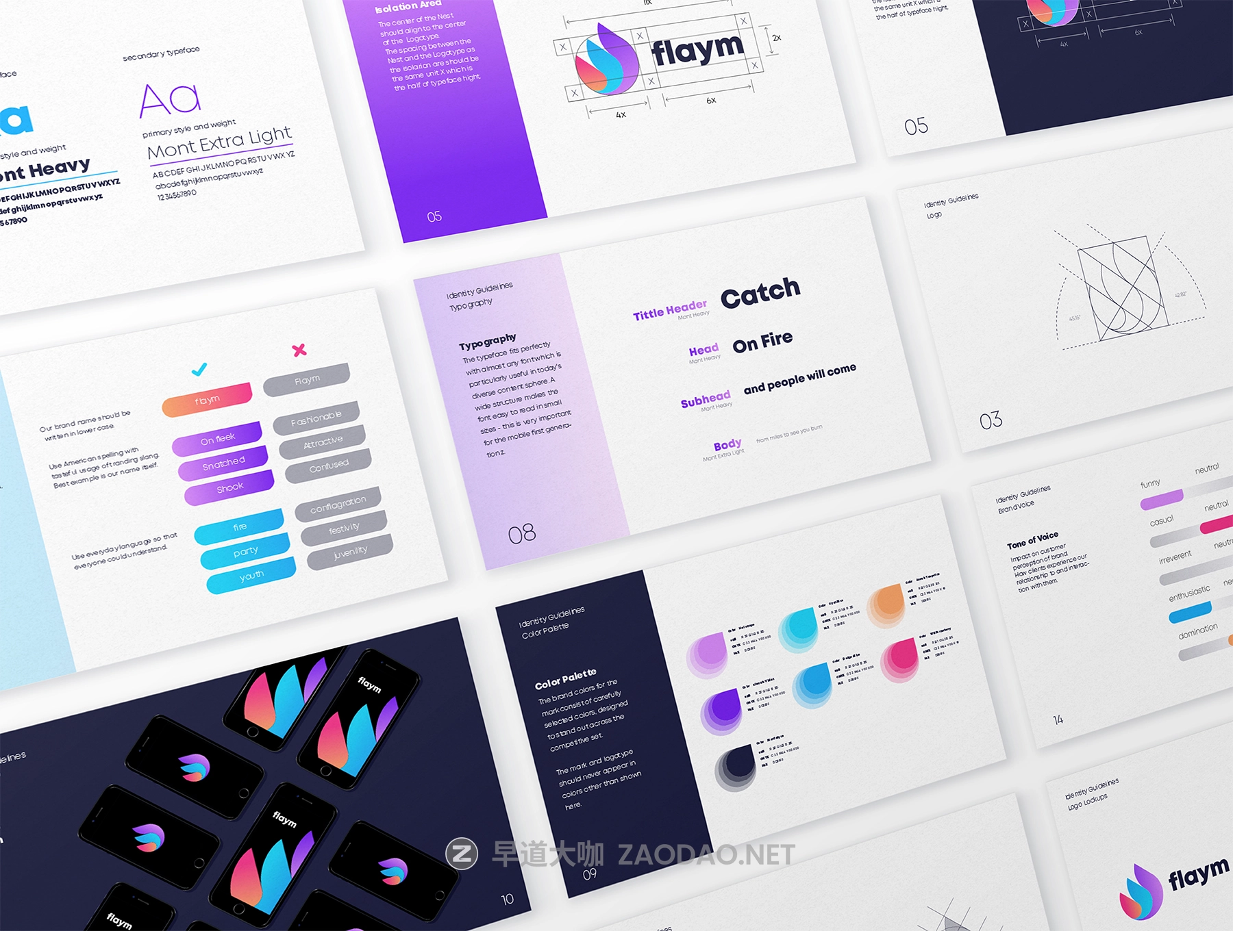 超精美品牌VI系统规范手册 Flaym Brand Book & Style Guide插图2 超精美品牌VI系统规范手册 Flaym Brand Book & Style Guide插图2