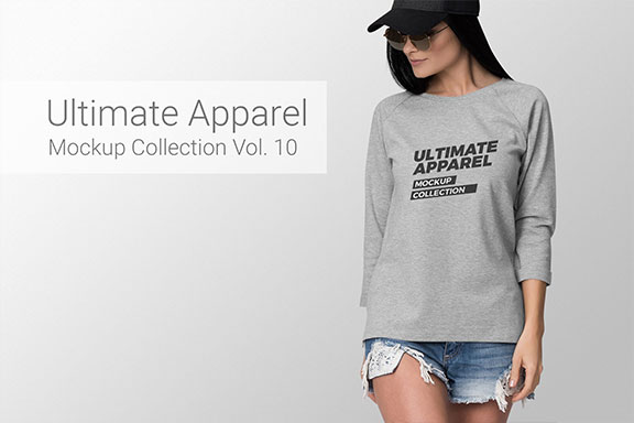 时尚女性服装衬衫套衫展示样机 Ultimate Apparel Mockup Vol. 10