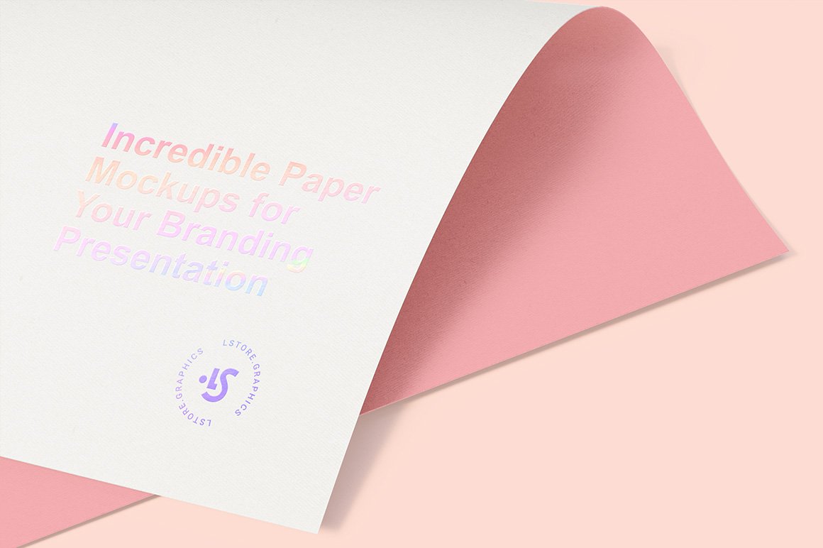 [32.4G] 强大标志LOGO设计提案印刷品纸展示样机 Paper Branding Mockups Bundle插图4