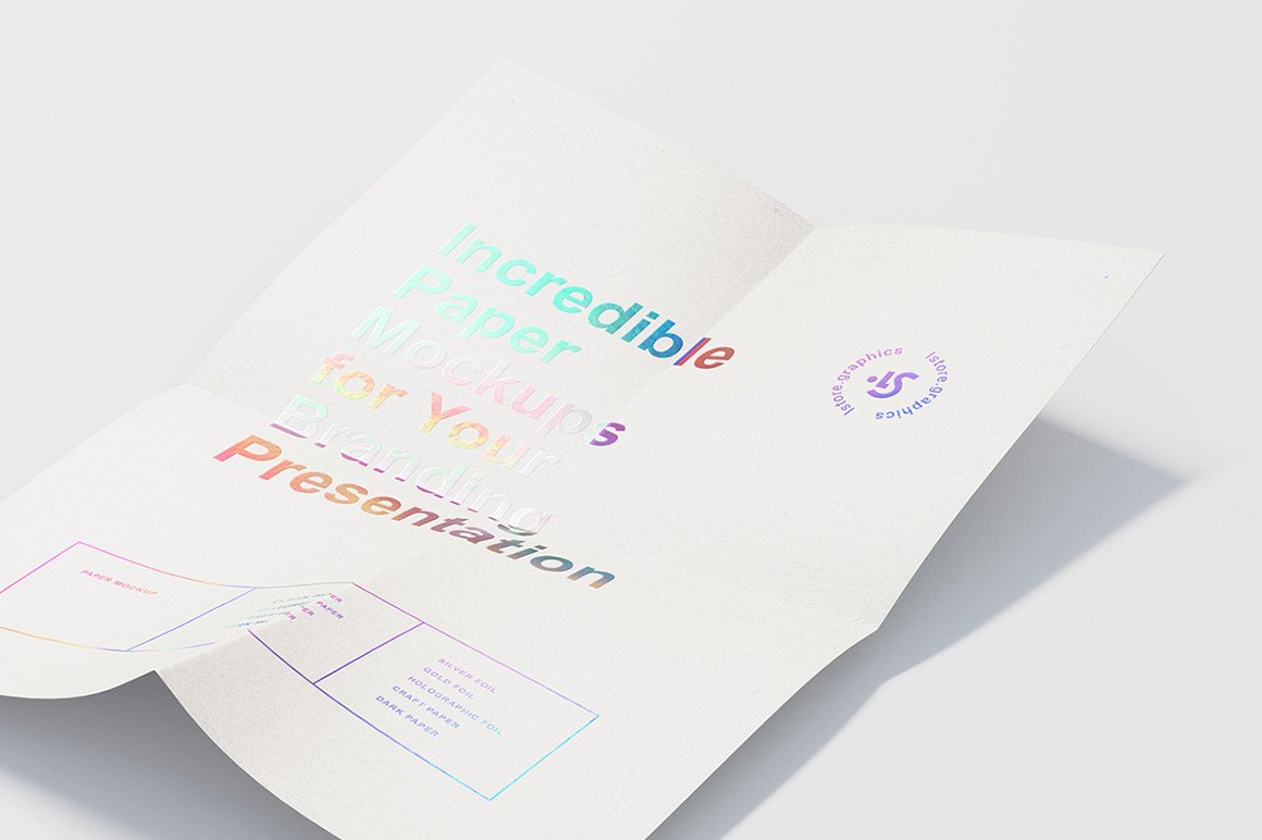 [32.4G] 强大标志LOGO设计提案印刷品纸展示样机 Paper Branding Mockups Bundle插图7