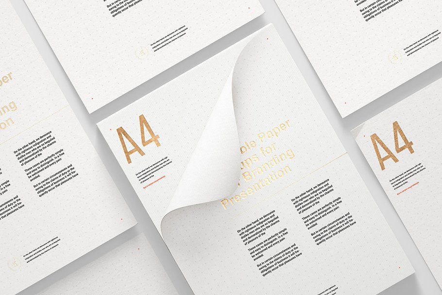 [32.4G] 强大标志LOGO设计提案印刷品纸展示样机 Paper Branding Mockups Bundle插图13