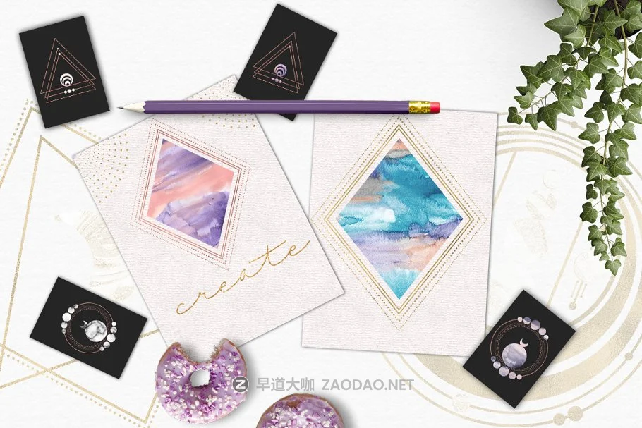 美丽大理石玫瑰金宇宙图案合集 Beautiful Alchemy vol. II插图5 美丽大理石玫瑰金宇宙图案合集 Beautiful Alchemy vol. II插图5