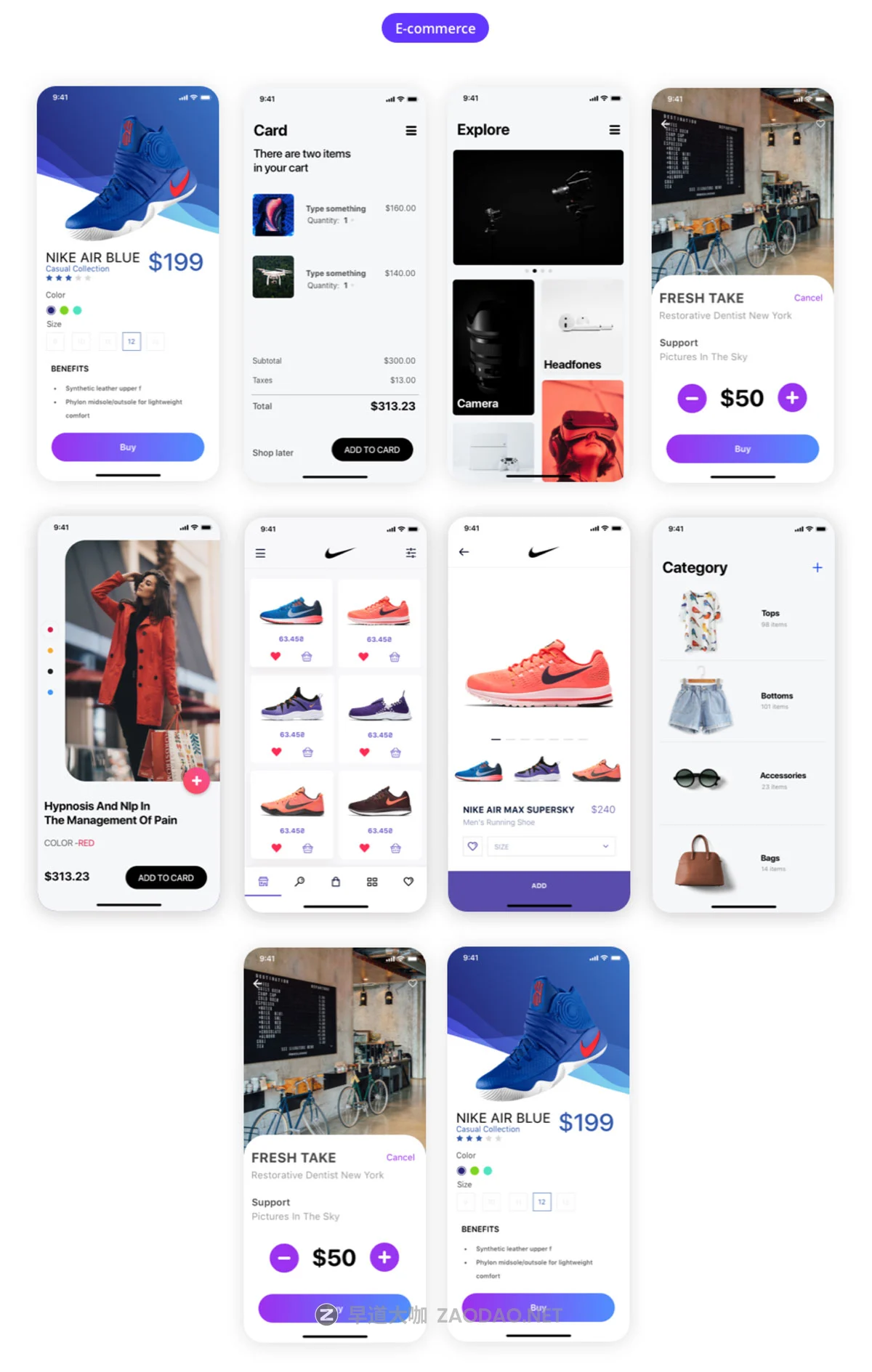 多功能的商城音乐摄影博客iOS APP UI套件 Diamond Kit插图5 多功能的商城音乐摄影博客iOS APP UI套件 Diamond Kit插图5