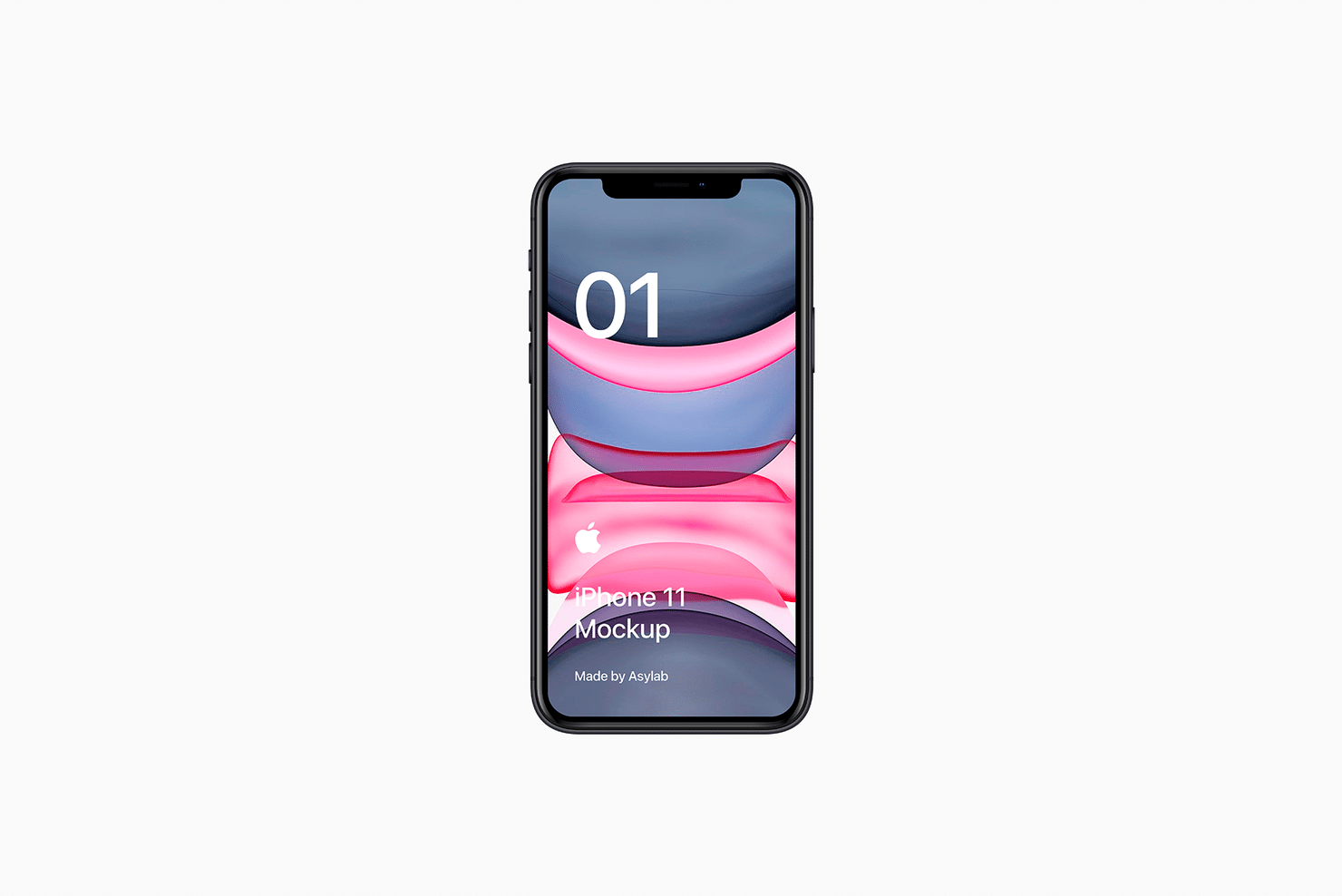 全新iphone11手机屏幕界面演示样机psd模板iphone11mockuppsd