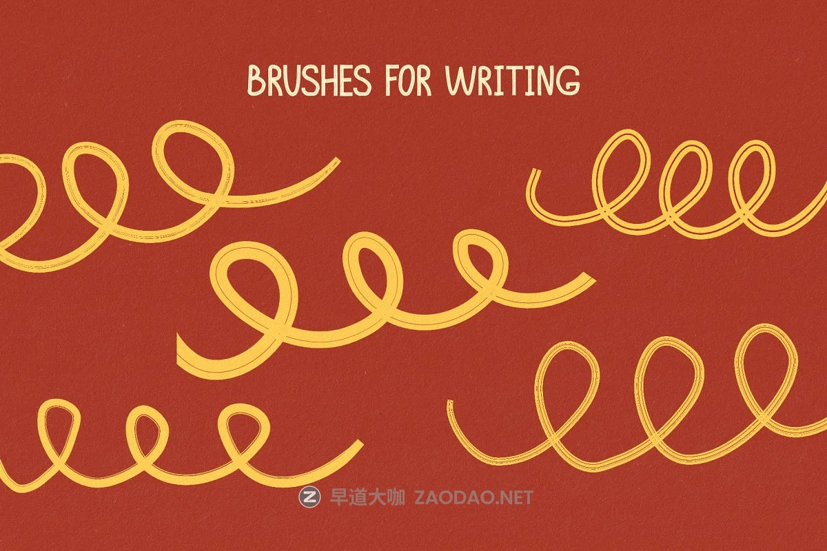 手绘海绵毛刺状Affinity笔刷 Hand Drawn Brushes for Affinity Designer插图5 手绘海绵毛刺状Affinity笔刷 Hand Drawn Brushes for Affinity Designer插图5