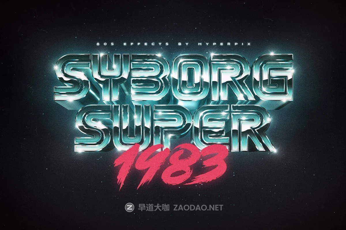80年代复古3D文字效果图层样式Vol.3 80s Text Effects Vol.3插图3 80年代复古3D文字效果图层样式Vol.3 80s Text Effects Vol.3插图3
