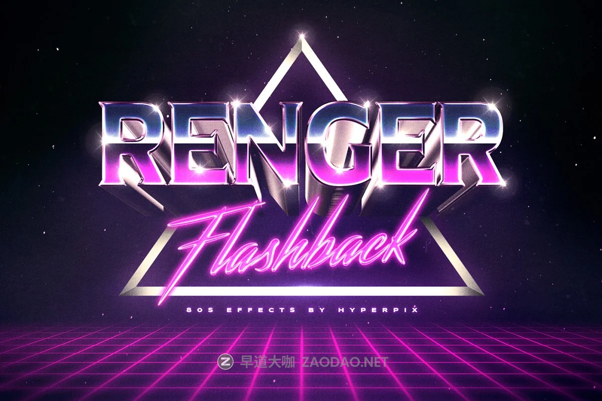 80年代复古3D文字效果图层样式Vol.3 80s Text Effects Vol.3插图 80年代复古3D文字效果图层样式Vol.3 80s Text Effects Vol.3插图