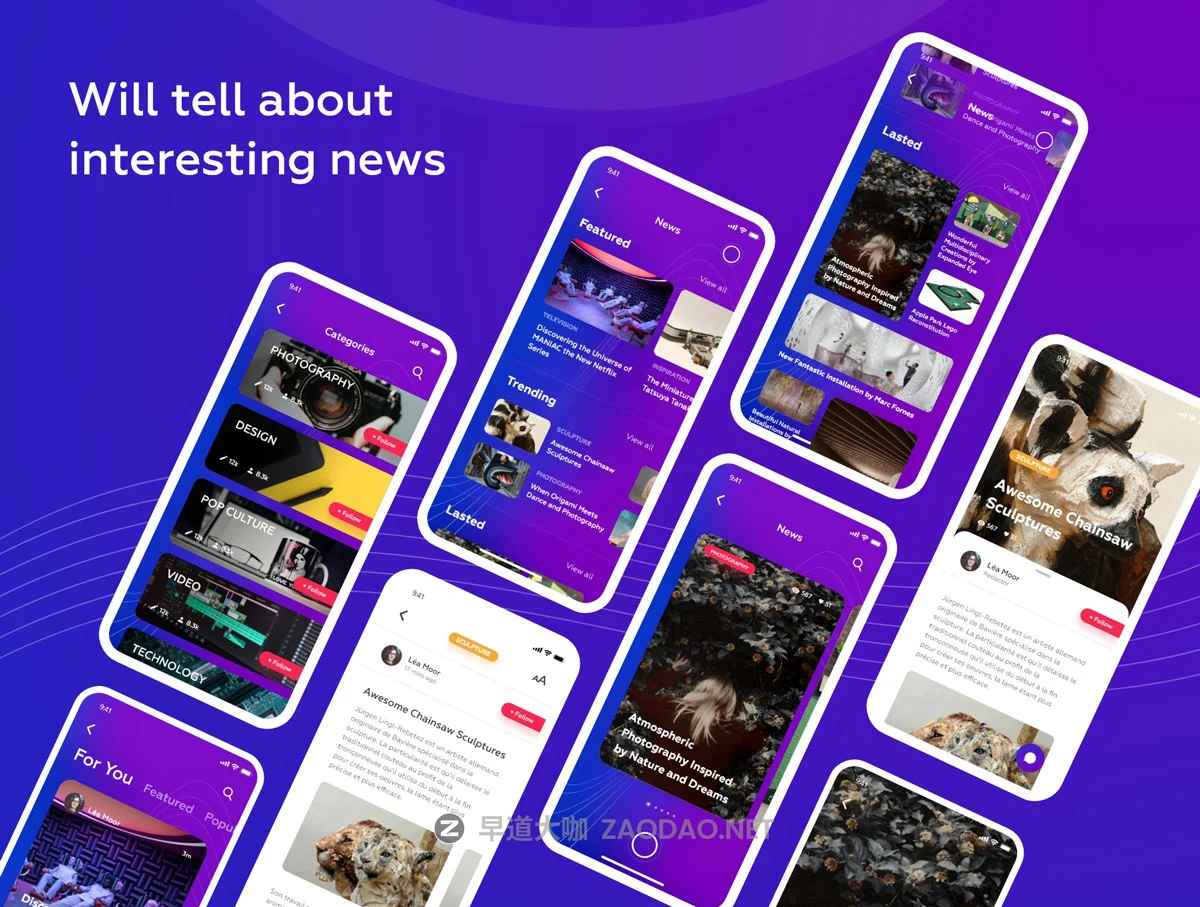 炫酷的生活小助手iOS APP UI套件 Assistant UI Kit插图2 炫酷的生活小助手iOS APP UI套件 Assistant UI Kit插图2