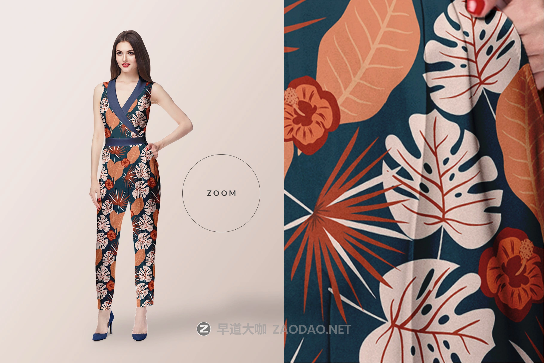 精选免费新颖时尚的女装连身衣样机 Women’s Jumpsuit Mockup插图1 精选免费新颖时尚的女装连身衣样机 Women’s Jumpsuit Mockup插图1