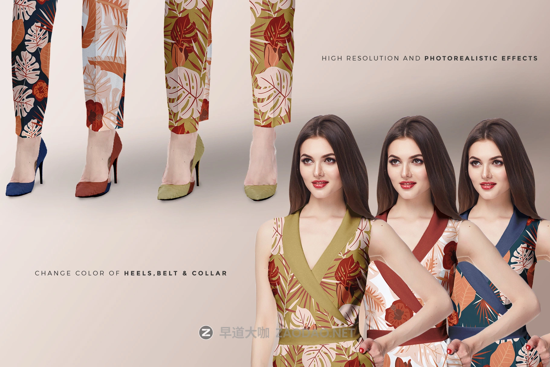 精选免费新颖时尚的女装连身衣样机 Women’s Jumpsuit Mockup插图2 精选免费新颖时尚的女装连身衣样机 Women’s Jumpsuit Mockup插图2