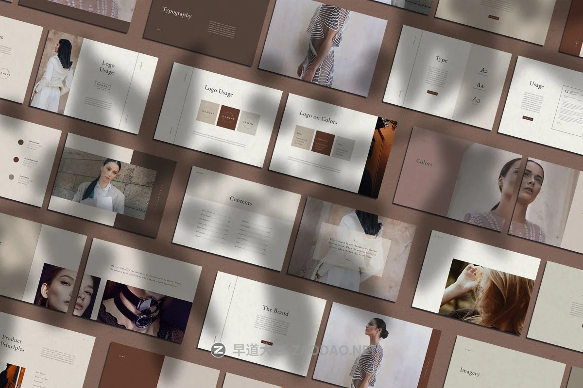 服装标识指南品牌VI手册设计模板 Gemini Brand Guidelines插图1 服装标识指南品牌VI手册设计模板 Gemini Brand Guidelines插图1