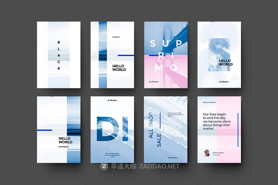 精选免费创新多功能时尚博主电商营销海报INS风模板 SUPRIMO Social Media + Bonus插图3 精选免费创新多功能时尚博主电商营销海报INS风模板 SUPRIMO Social Media + Bonus插图3
