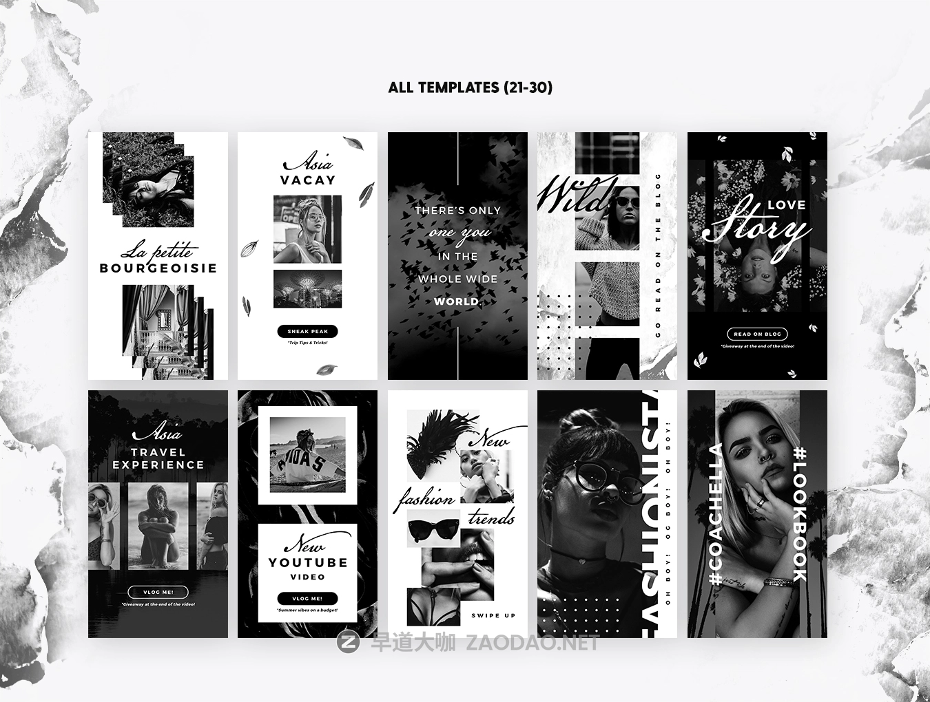 极简主义时尚女性服装博主电商营销INS风海报PSD模板 Noir Beauty Insta Stories插图4 极简主义时尚女性服装博主电商营销INS风海报PSD模板 Noir Beauty Insta Stories插图4