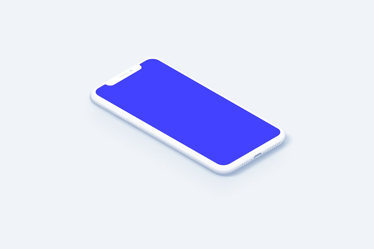苹果iPhone 11 Pro陶瓷智能手机UI设计屏幕预览样机 Phone 11 Pro – 20 Clay Mockups插图19