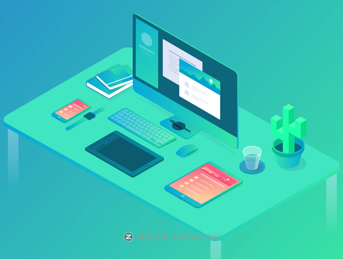 等距包装&各种苹果设备2.5D矢量插图 Isometric Illustrations Apple插图5 等距包装&各种苹果设备2.5D矢量插图 Isometric Illustrations Apple插图5