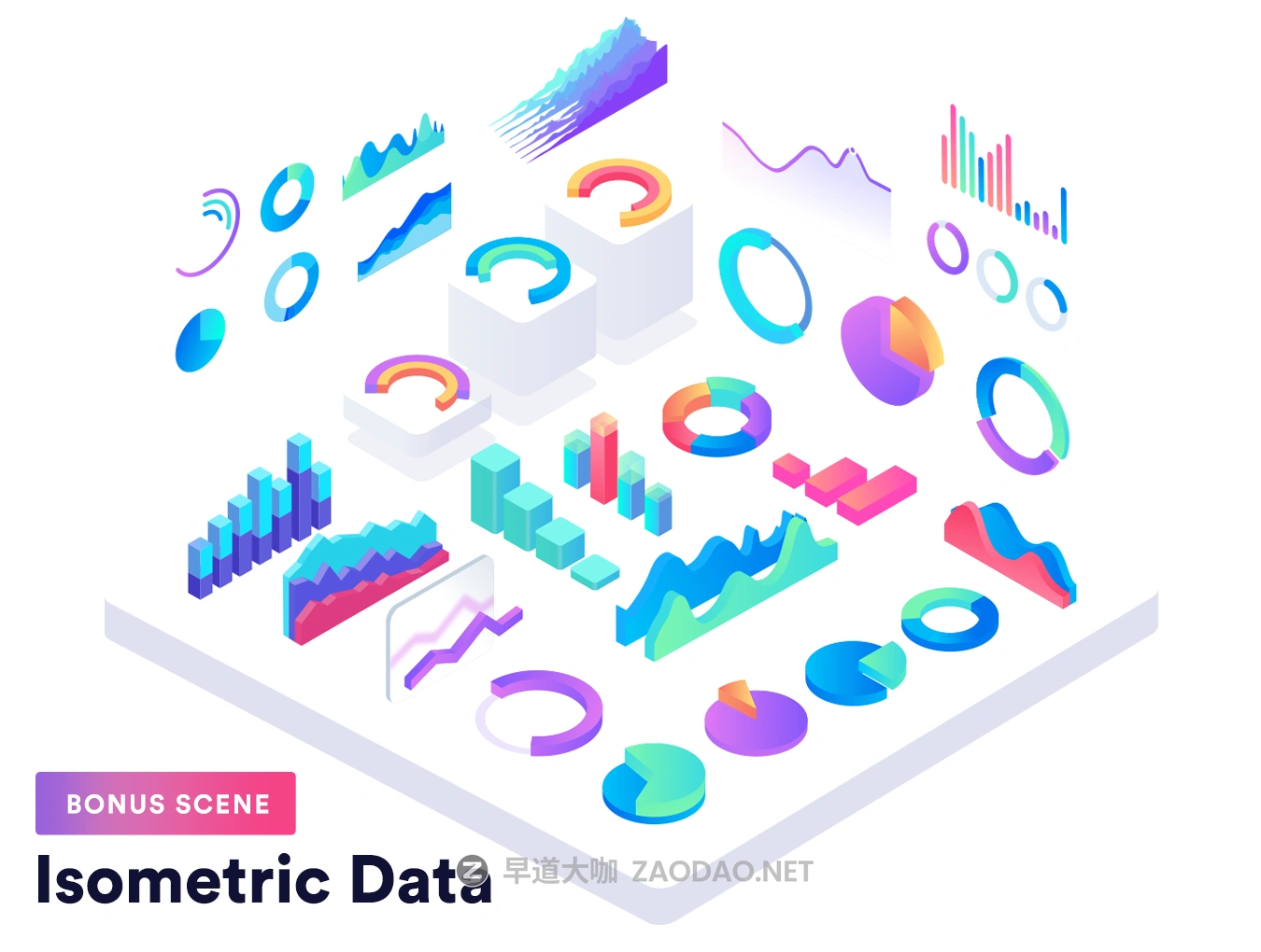 等距包装&各种苹果设备2.5D矢量插图 Isometric Illustrations Apple插图7 等距包装&各种苹果设备2.5D矢量插图 Isometric Illustrations Apple插图7