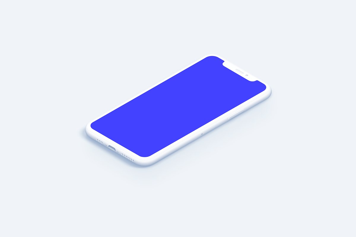 苹果iPhone 11 Pro陶瓷智能手机UI设计屏幕预览样机 Phone 11 Pro – 20 Clay Mockups插图20