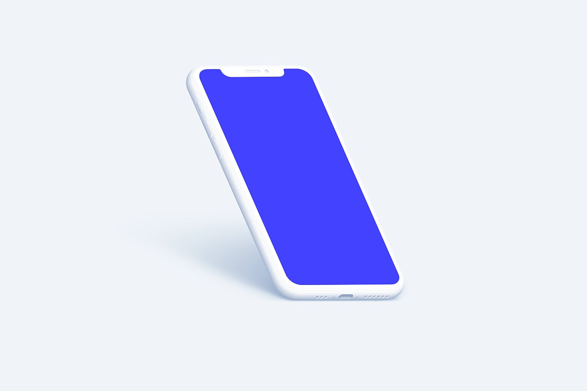 苹果iPhone 11 Pro陶瓷智能手机UI设计屏幕预览样机 Phone 11 Pro – 20 Clay Mockups插图21