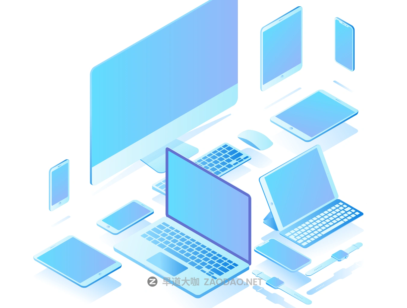 等距包装&各种苹果设备2.5D矢量插图 Isometric Illustrations Apple插图3 等距包装&各种苹果设备2.5D矢量插图 Isometric Illustrations Apple插图3