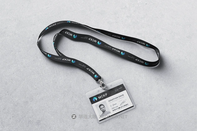 横版式挂绳工牌工作证样机PSD模板 Lanyard / Name Tag Badge MockUp插图11 横版式挂绳工牌工作证样机PSD模板 Lanyard / Name Tag Badge MockUp插图11