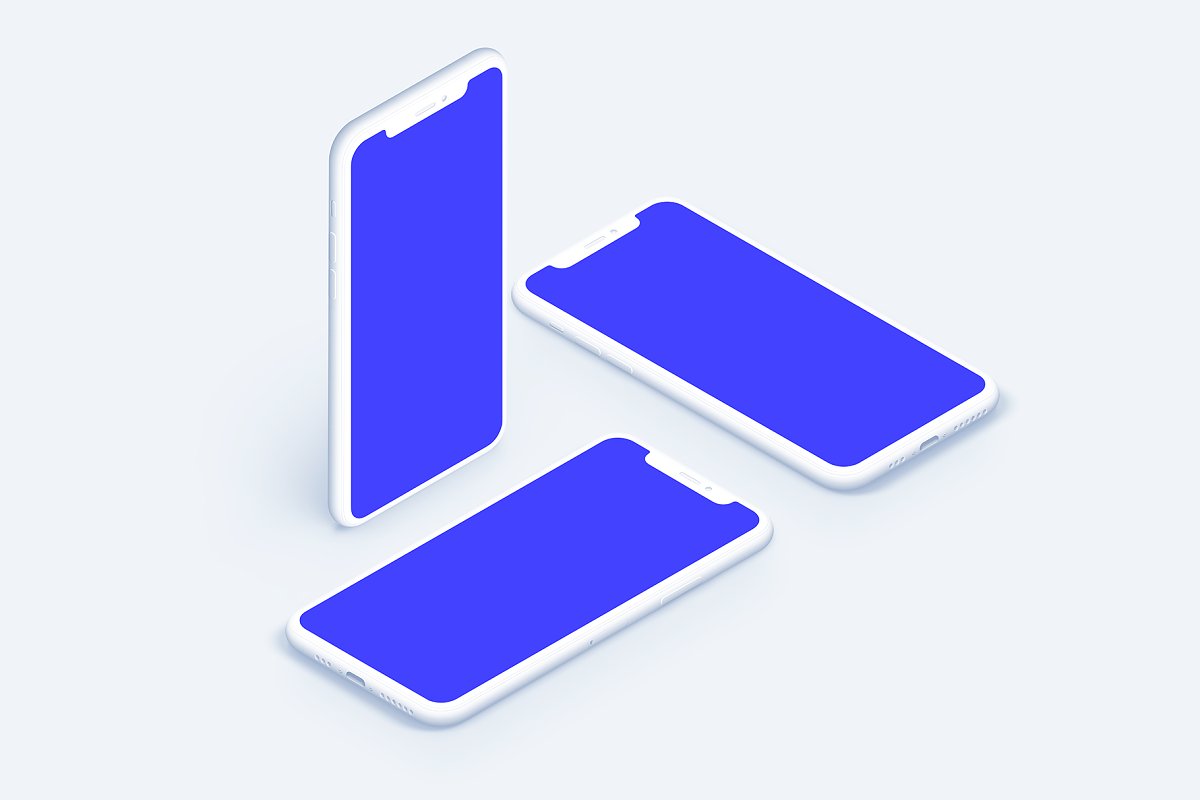 苹果iPhone 11 Pro陶瓷智能手机UI设计屏幕预览样机 Phone 11 Pro – 20 Clay Mockups插图31